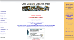 Desktop Screenshot of ccdarges.ro